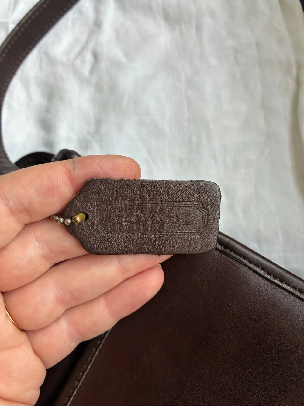 Vintage Coach Murphy bag mahogany